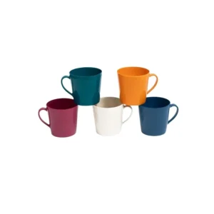 Taza plástica grande sopera con asa
