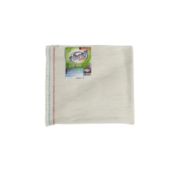 Trapo de piso Clásico tejido blanco 50 x 57 cm x 12 – FIBRAN