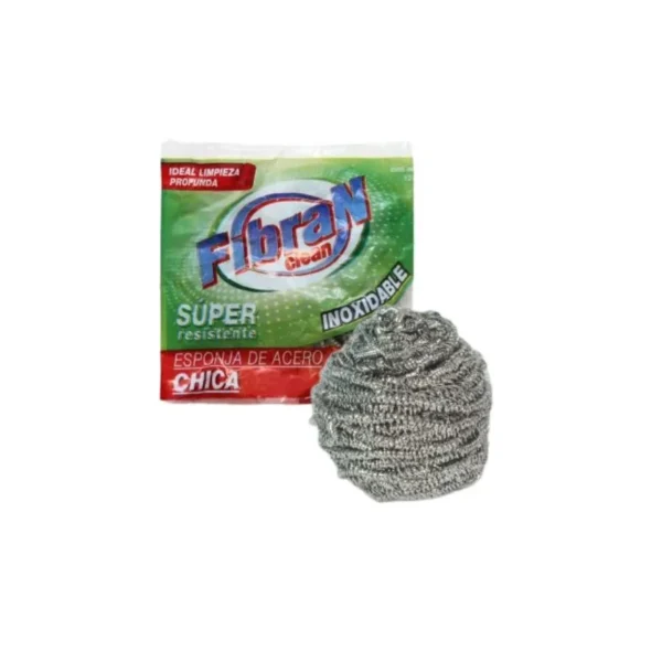 Esponja de acero chica 12 g x 12 – FIBRAN