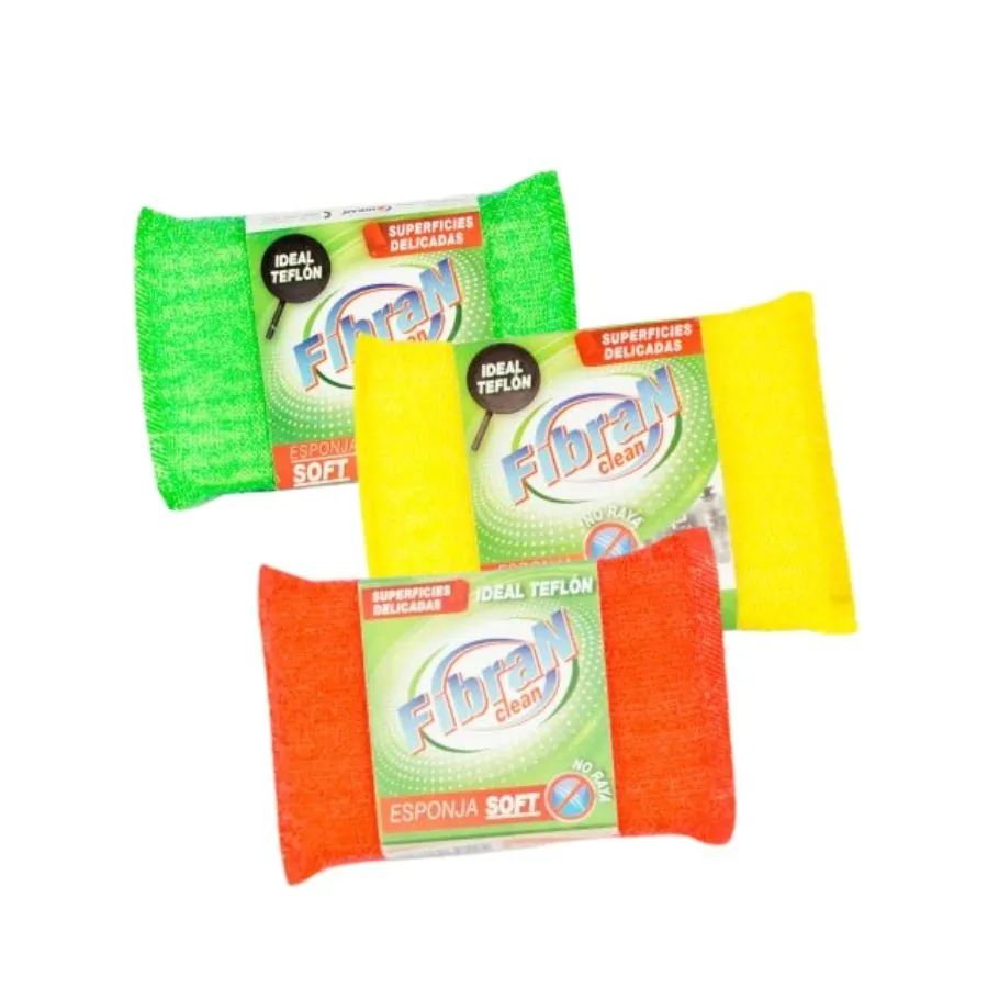 Esponja para superficies delicadas x 12 – FIBRAN