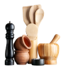 front-view-wooden-spoons-with-pepper-shaker-dark-wall-photo-color-cuisine-seasoning-salt-food-cutlery
