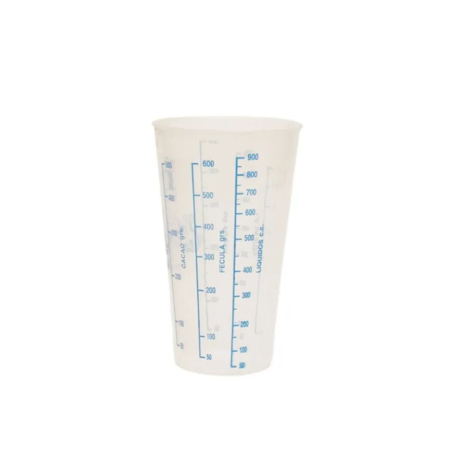 Vaso medidor plástico flexible 900 cc – YESI