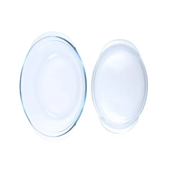 Cacerola de vidrio oval con tapa 3 L – LE CUISINE