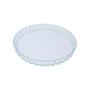 Tartera de vidrio acanalada 27 cm – Ôcuisine