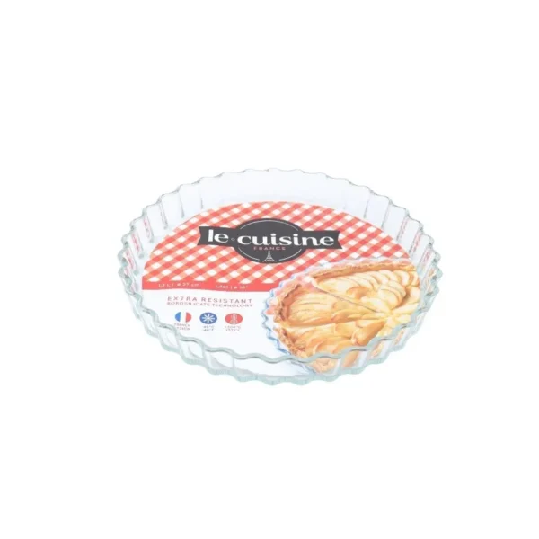 Tartera de vidrio acanalada 27 cm – Ôcuisine