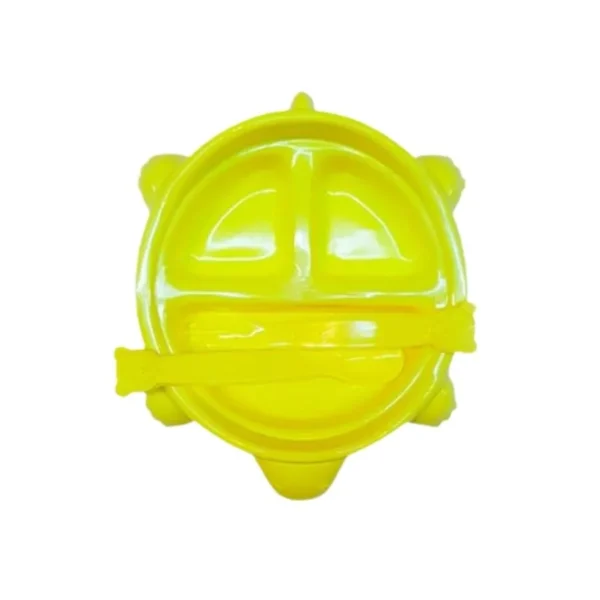 Plato infantil plástico tortuga con cubiertos