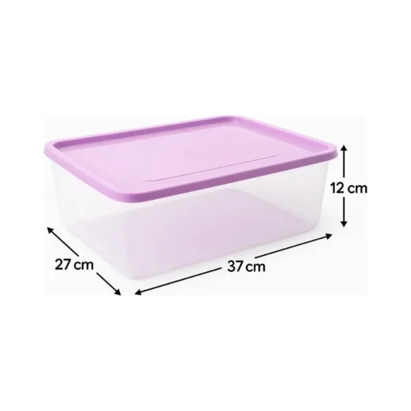 Hermético rectangular plástico 10 L – DIF PLAST