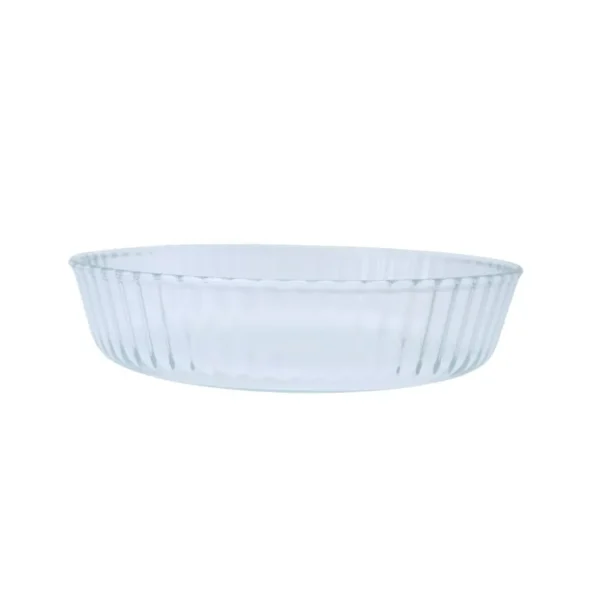 Tortera de vidrio acanalada 26 cm – Ôcuisine