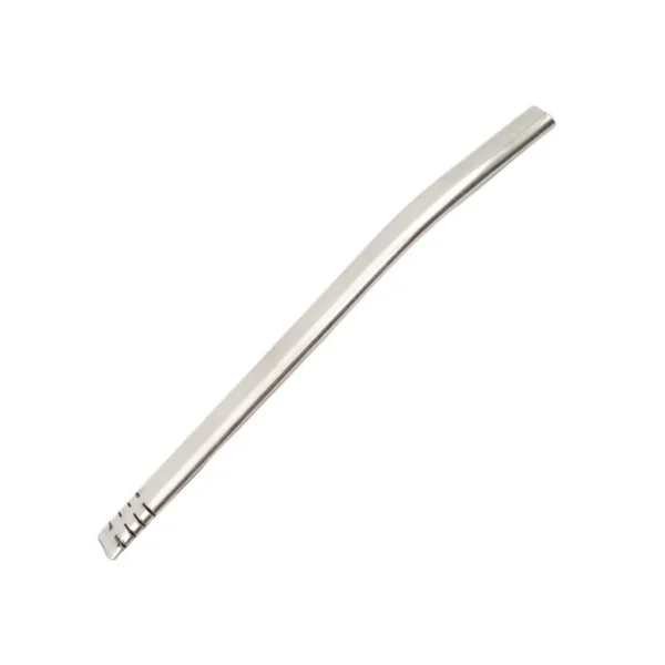 Bombilla chata de acero inoxidable x 12