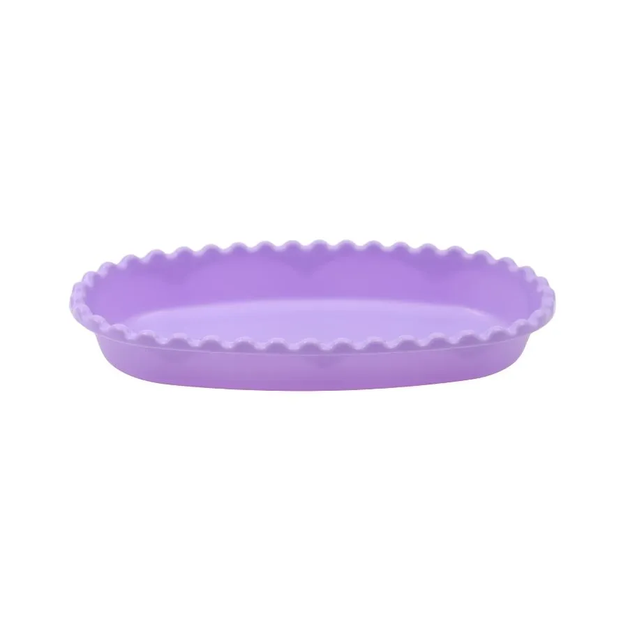 Ensaladera plástica oval Facetada 1 L chica – M.I.S.