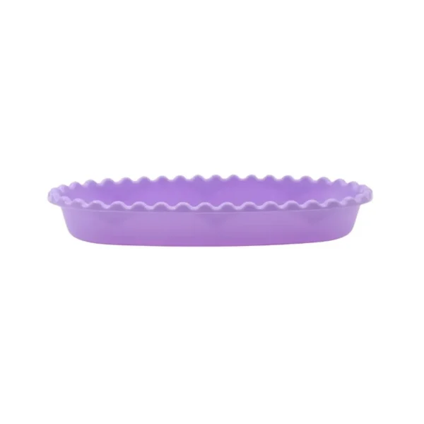 Ensaladera plástica oval Facetada 1 L chica – M.I.S.