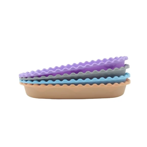 Ensaladera plástica oval Facetada 1 L chica – M.I.S.