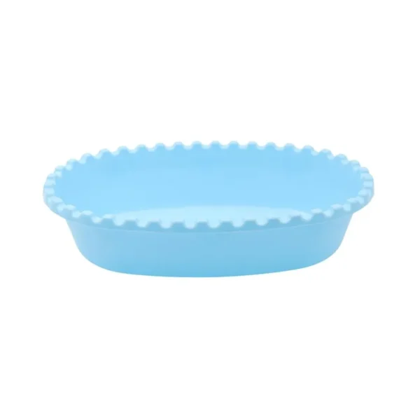 Ensaladera plástica oval Facetada 3,5 L grande – M.I.S.