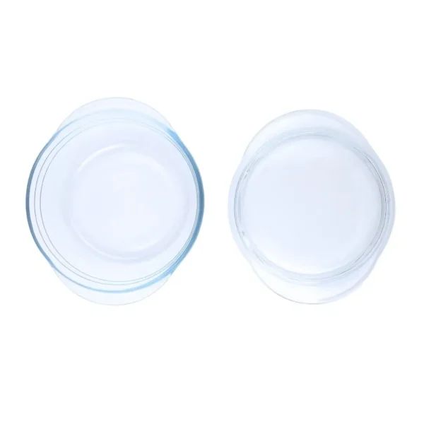 Cacerola de vidrio redonda con tapa 1 L – LE CUISINE