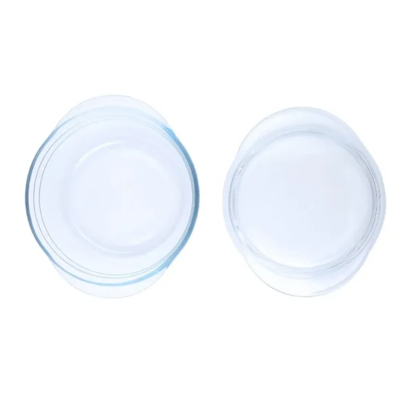 Cacerola de vidrio redonda con tapa 1,6 L – LE CUISINE