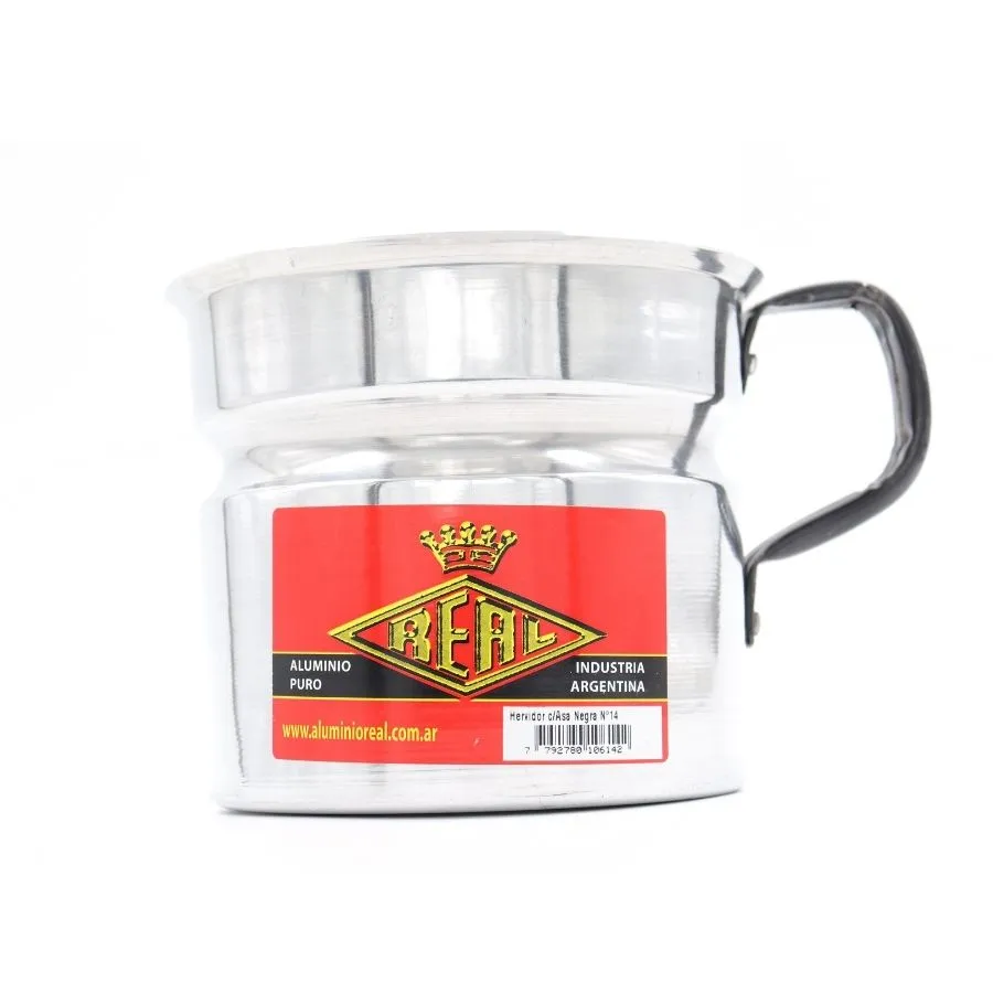 Jarro hervidor de aluminio con tapa 1,2 L (N°12) – REAL