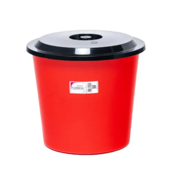 Cesto de residuos plástico con tapa 12 L – FLORIDA