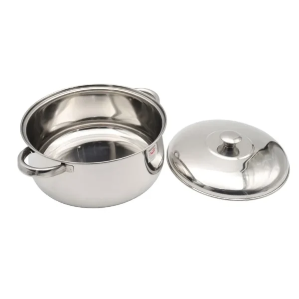Cacerola de acero inoxidable Bombé 26 cm (6,6 L) – NOUVELLE CUISINE