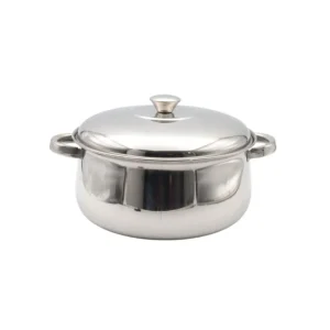 Cacerola de acero inoxidable Bombé 24 cm (5,5 L) – NOUVELLE CUISINE
