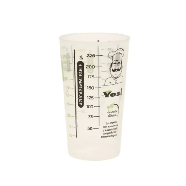 Vaso medidor plástico flexible 300 cc – YESI