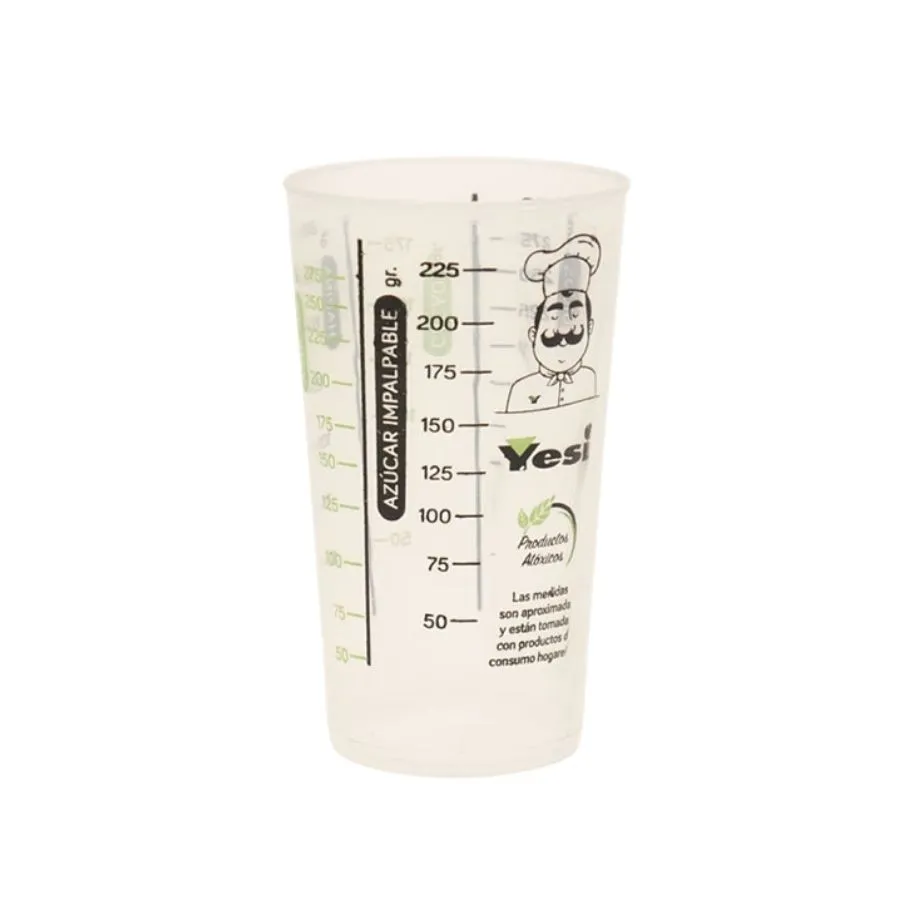 Vaso medidor plástico flexible 300 cc – YESI