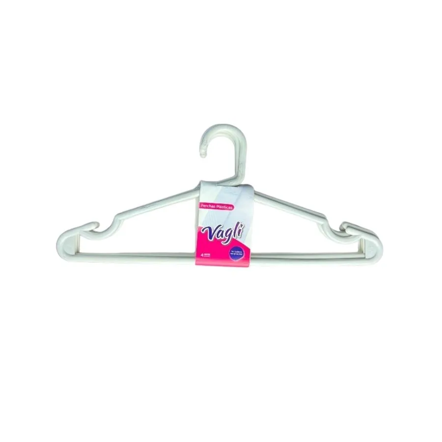 Percha plástica x 4 – VAGLI