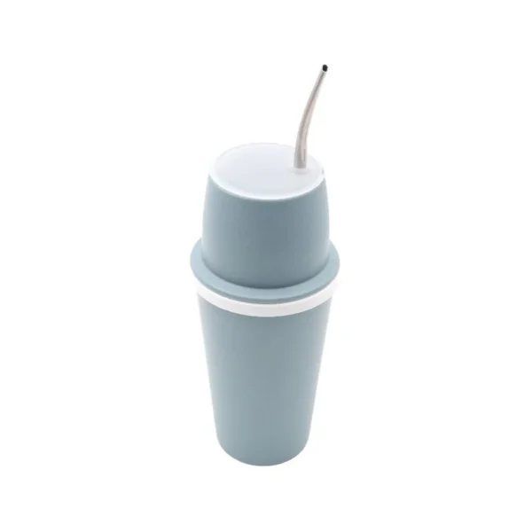 Mate listo plástico pastel con bombilla metálica 400 cc – LIMA