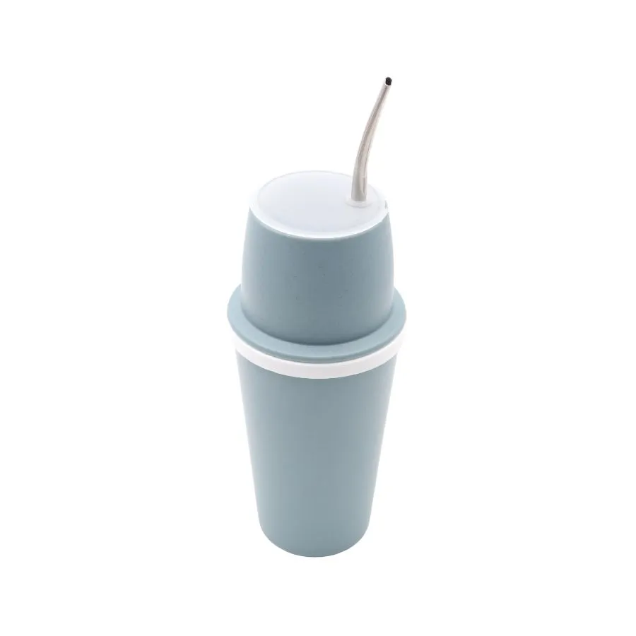 Mate listo plástico pastel con bombilla metálica 400 cc – LIMA