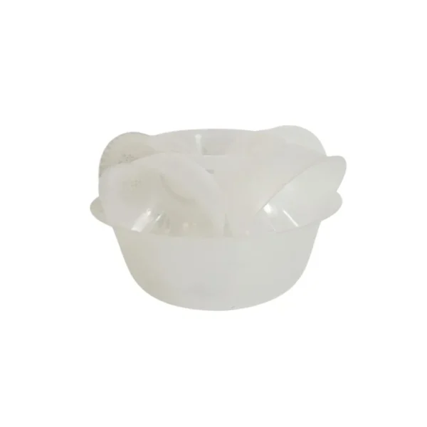 Set de ensaladera y 6 compoteras plásticas – CEPLAST