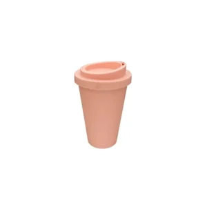 Vaso térmico plástico pastel con tapa