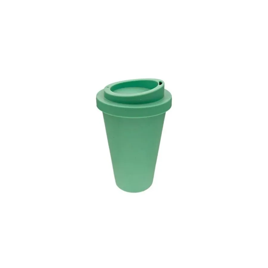 Vaso térmico plástico pastel con tapa