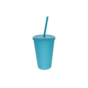 Vaso plástico pastel con tapa y sorbete 500 cc – LIMA