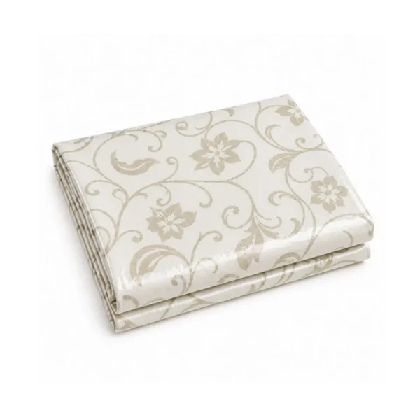 Mantel de cuerina estampado rectangular