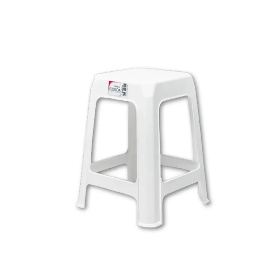 Banqueta plástica blanca – FLORIDA