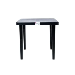 Mesa cuadrada negra 78 x 78 cm – FLORIDA