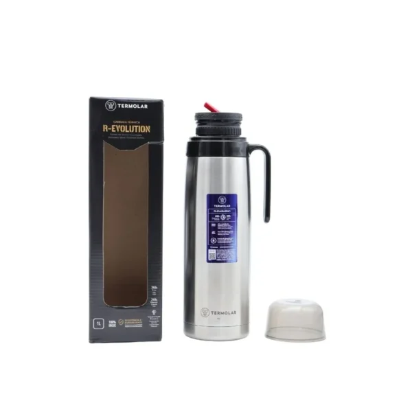 Termo de acero inoxidable Revolution 1 L – TERMOLAR
