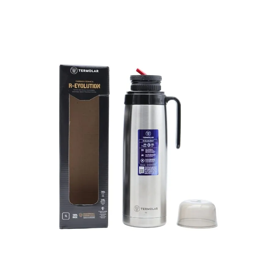 Termo de acero inoxidable Revolution 1 L – TERMOLAR