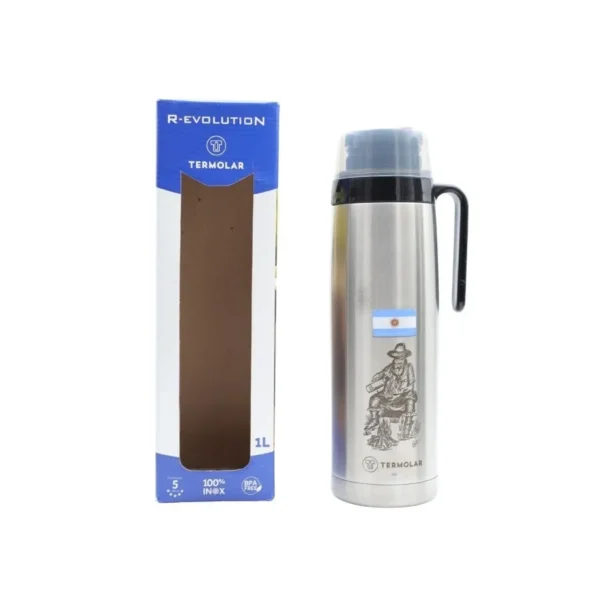 Termo de acero inoxidable Revolution con manija 1 L – TERMOLAR