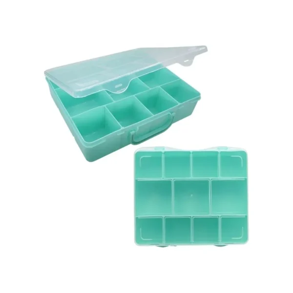 Caja Tulum 11 divisiones verde