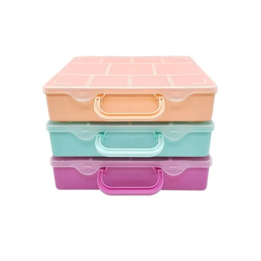 CAJA PLAST TULUM 11 DIV VERDE