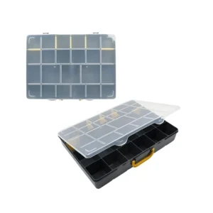 Caja plástica Tulum 23 divisiones negra