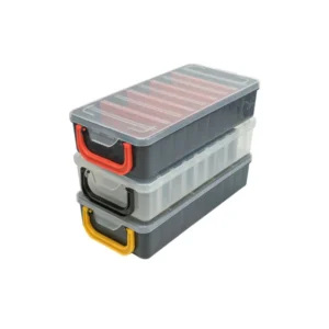 Caja plástica Tulum 5 divisiones negra