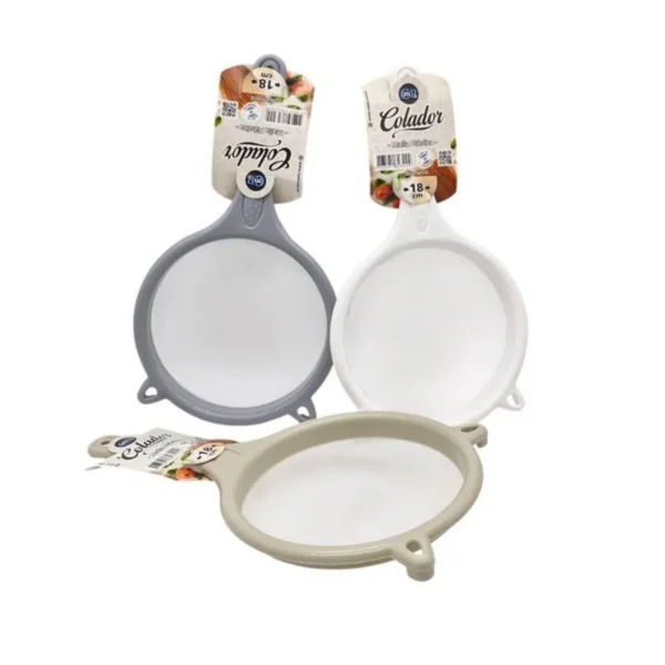 COLADOR PLAST CMPO MALLA AC N° 18