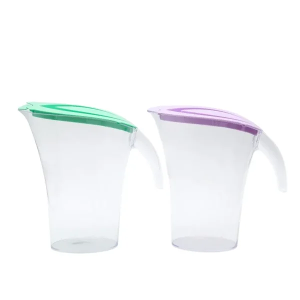 Jarra de acrílico oval 1,5 L con tapa – BGA