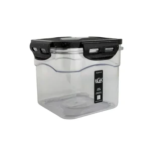 Frasco acrílico cuadrado 1 L tapa color – OLÍMPICO
