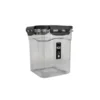 Frasco acrílico cuadrado 1,4 L tapa color - OLÍMPICO