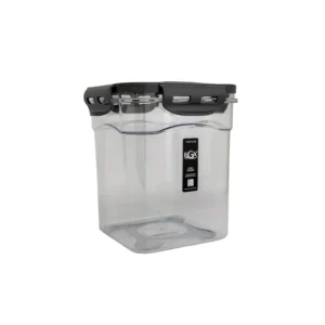 Frasco acrílico cuadrado 1,4 L tapa color – OLÍMPICO