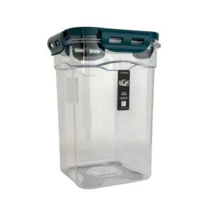 Frasco acrílico cuadrado 1,8 L tapa color – OLÍMPICO