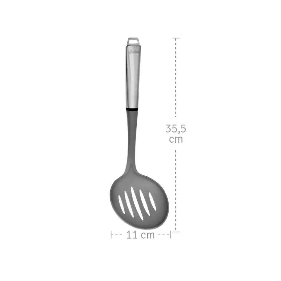 Espumadera gris mango acero - HUDSON