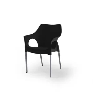 Sillón plástico Zafiro negro – GEMINELLI